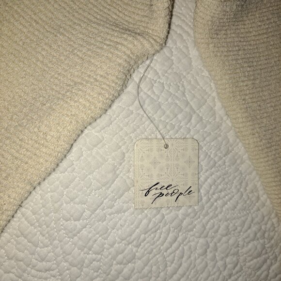 FREE PEOPLE-Ottoman Slouchy Tunic-Parchment-Cotton Blend-Size M-NEW WITH TAG - Picture 3 of 5